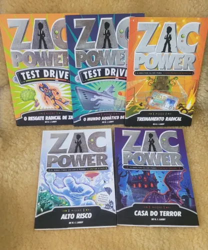Coleção Zac Power - Test Drive e Missões
