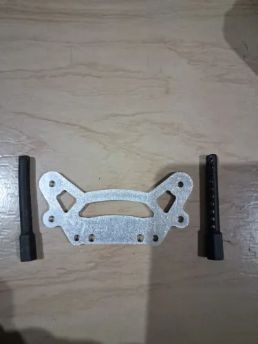 Rc Automodelo Plate + poste Bumper Kyosho Fazer 