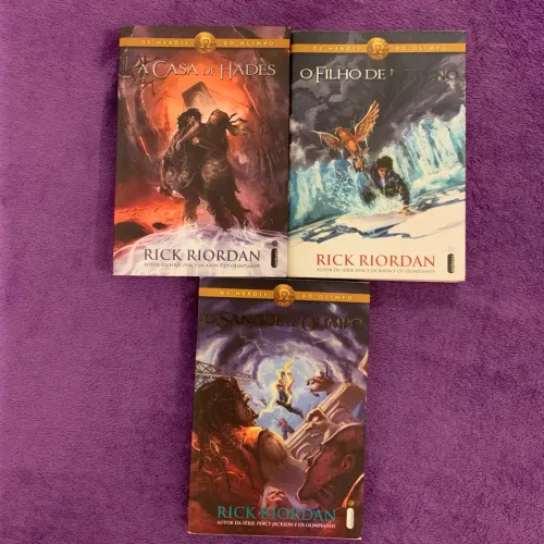 Os Heróis do Olimpo (3/5 da saga) - Percy Jackson - Rick Riordan