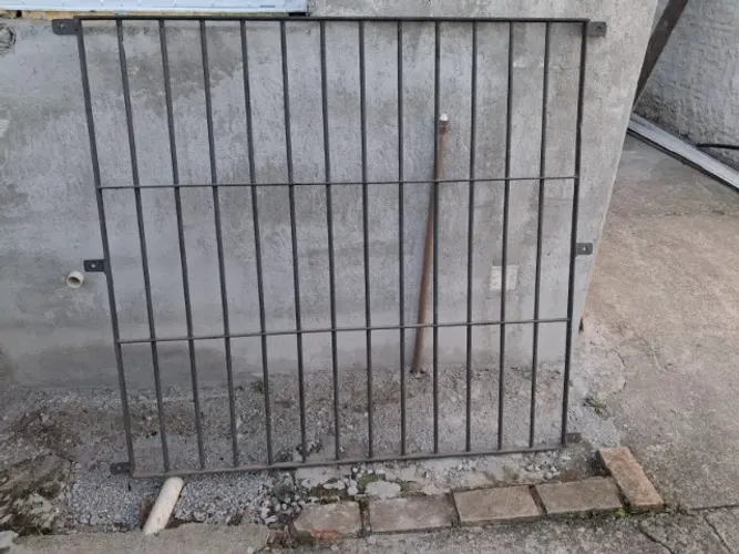 Grade galvanizada para janela