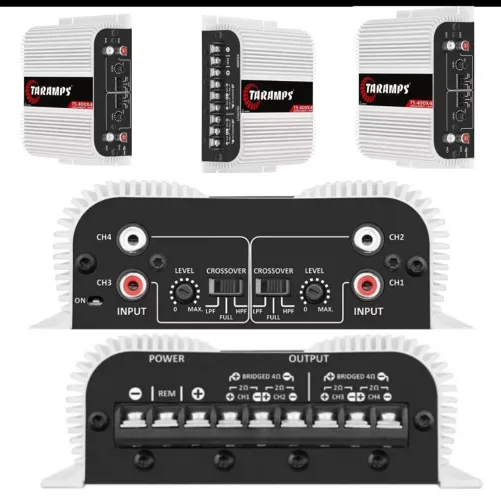 Amplificador Taramps TS 400X4 4 Canais 400W RMS