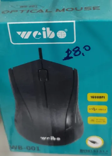 Mouse Gamer Óptico Com Fio 1600dpi Usb 
