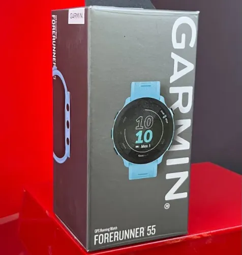 Garmin Relógio Forerunner 55 - 010-02562-02 - Aqua - 42MM - Novo Lacrado e Com Garantia