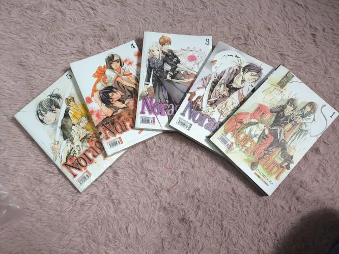 Mangás Noragami - Volumes 1 a 5