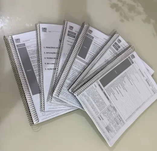 Impressão e Encadernação de Apostilas - Colorido e Preto e Branco