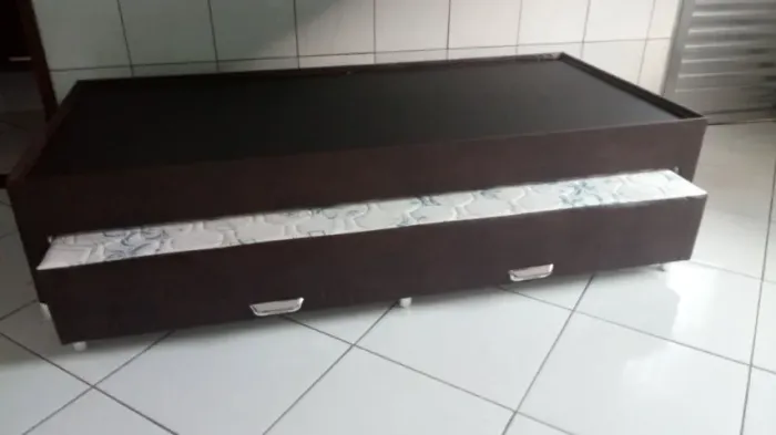 Cama com auxiliar em qualquer cor, tecido e tamanho!