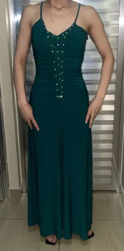 Vestido de Festa Longo Verde Esmeralda