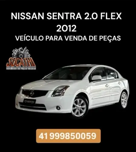 Sucata Venda De Pecas Nissan Sentra 2.0 Flex 2012