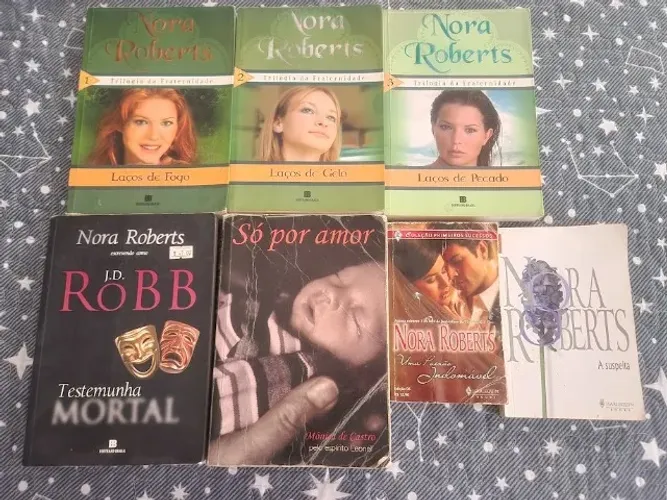 7 livros Nora Roberts (frete grátis)