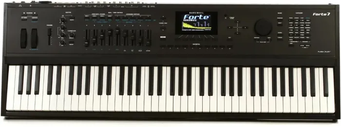 Teclado Kurzweil Forte 7 Piano Workstation e Sintetizador 76 Teclas