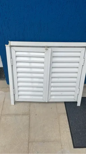 Porta de alumínio para casa de gás 