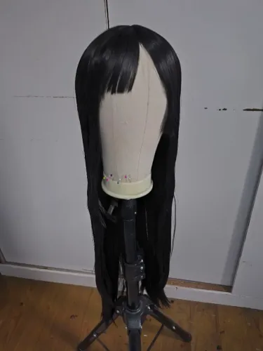 Wig preta 100cm