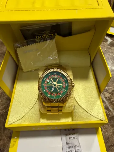 Relógio Invicta Specialty Viva Las Vegas 28710 Gold - Dourado 