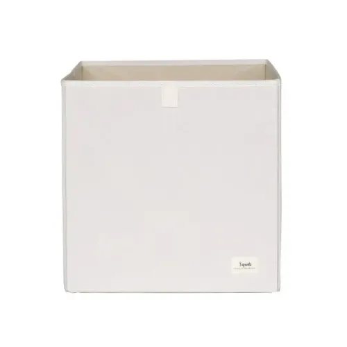 CESTO ORGANIZADOR QUADRADO - RECICLADO CREME - 3 SPROUTS