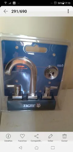 Torneira Misturador Lavatório