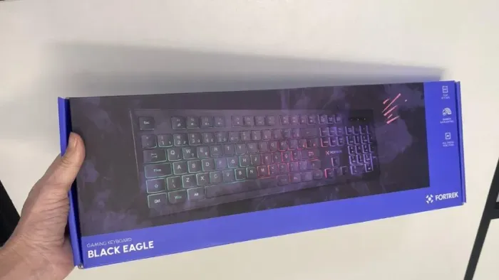 Teclado Gamer Fortrek Black Eagle Abnt2 Rgb -Preto Loja Coimbra Computadores Entrega