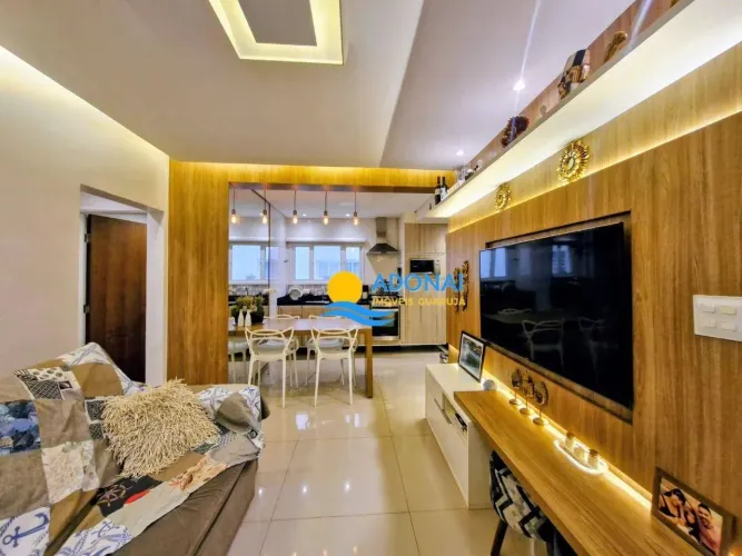 Apartamento próximo à praia 2 dormitórios Pitangueiras Guarujá