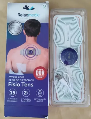 Massageador Anvisa estimulador pulso eletronico tens eletrochoque fisioterapia Relaxmedic