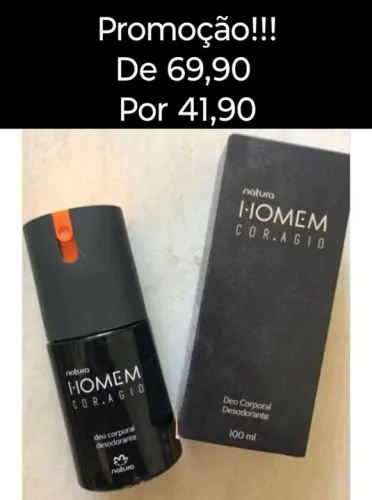 Desodorante Natura Homem Coragem 100ml