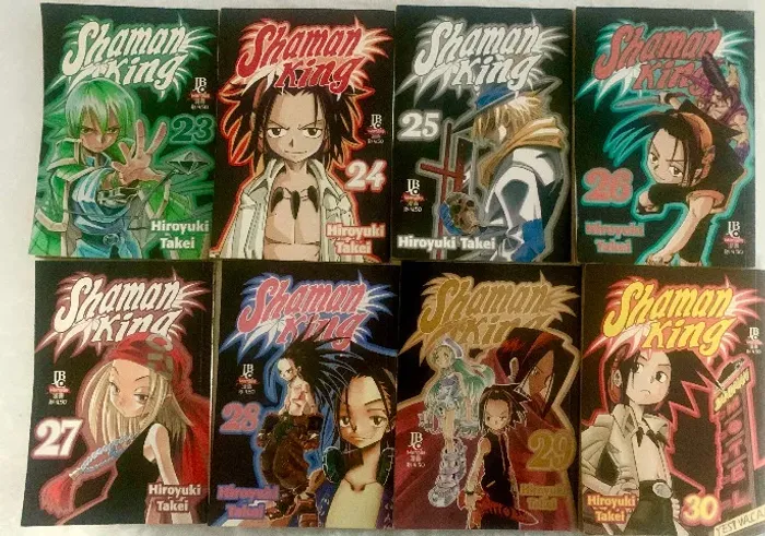 Shaman King (vol. 34 até 47), manga em bom estado