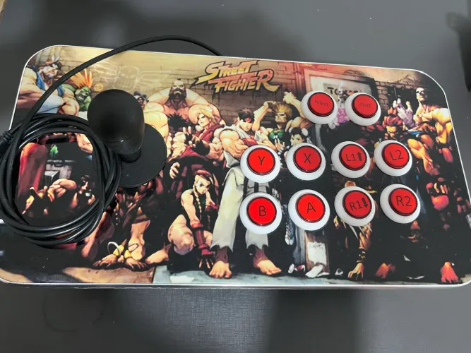 Joystick Arcade  o preço é por unidade mas pelos 2 podemos negociar 