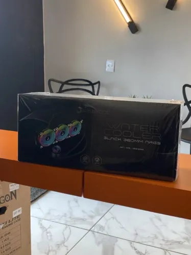 Water Cooler Rise Mode ARGB 360mm Preto - Novo e Lacrado
