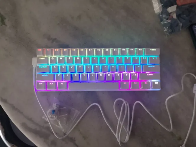 Teclado Mecânico K500 Switch Azul