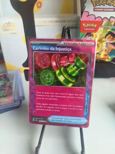 Carta pokémon Martelo da Injustiça (165/167) NM