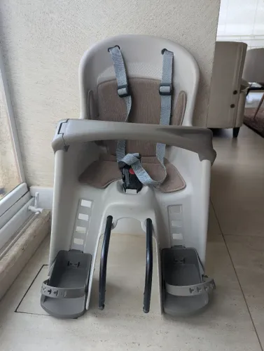 Cadeirinha frontal Bike Polisport Bilby Bege