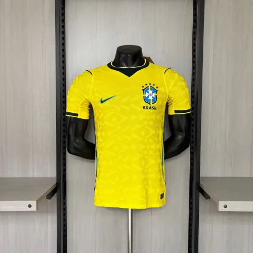 Camiseta do Brasil modelo masculino jogador Copa 2026