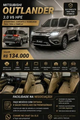 Mitsubishi Outlander HPE-S 3.0 V6 4X4 5P Aut. 2019