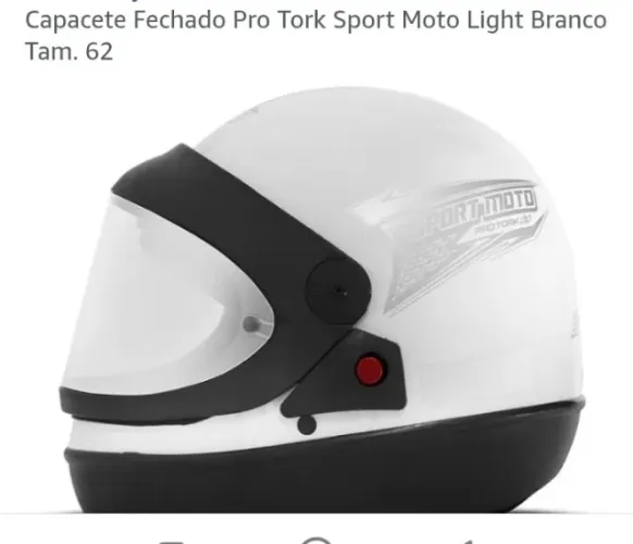 Promoção de capacete branco estilo San Marino 