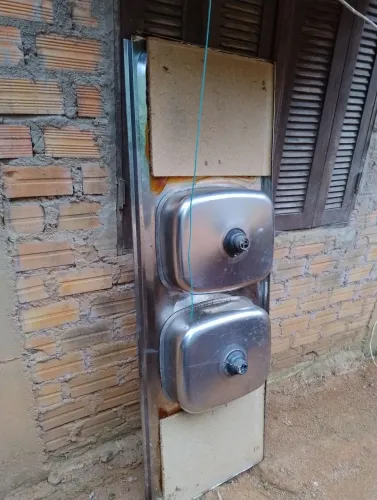 Vendo pia Inox duas cubas.