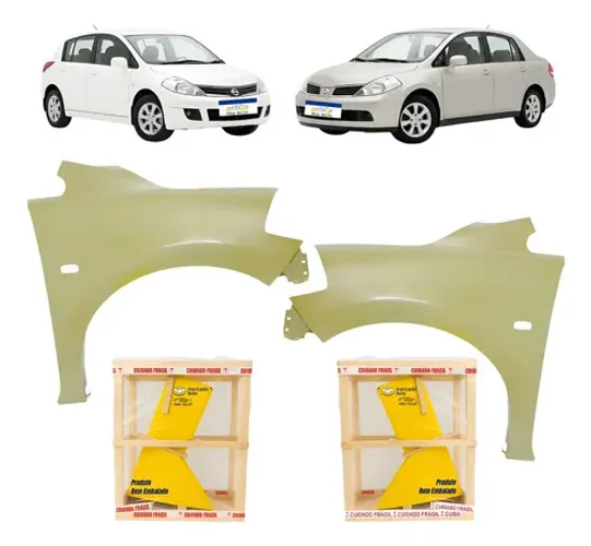 Par Paralama Nissan Tiida S Sl C/f Pisca 2008 A 2013