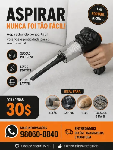 Aspirador portátil