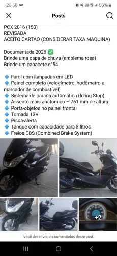 VENDO PCX AUTOMÁTICA