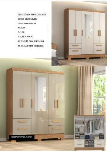 Guarda roupa entrega grátis