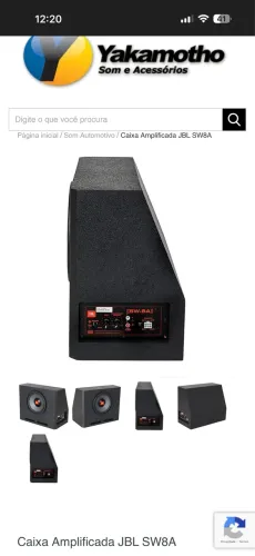 Vendo caixa de som selada ampliada da JBL 