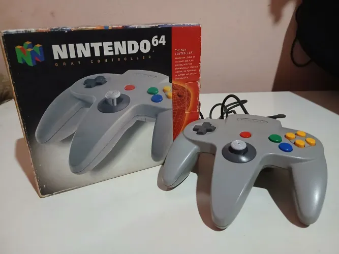 Controle de 64 original na caixa