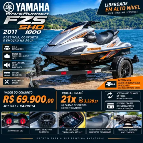 Jet Ski Yamaha 1800 FZS SHO 2011