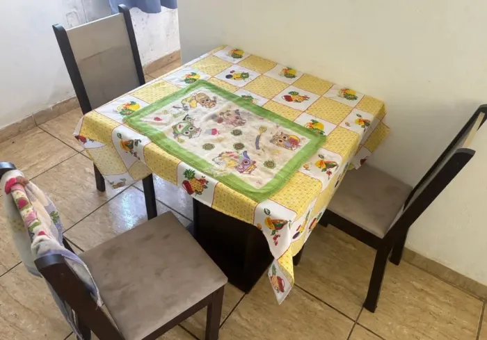 Mesa tampão de vidro 