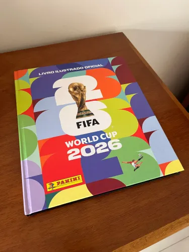 Album da Copa Fifa 2026 Capa Dura Completo Figurinhas Originais