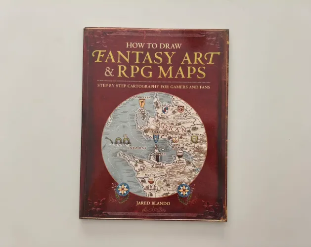 Livro How to draw fantasy aet and RPG maps