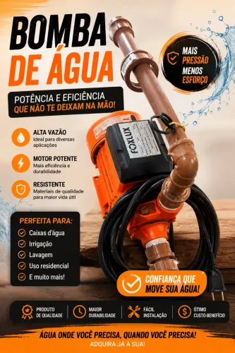 ? VENDO BOMBA D?ÁGUA ELÉTRICA