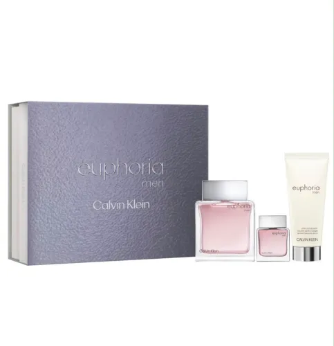 Calvin Klein Euphoria Men Eau de Toilette 100 ml Vapo + After Shave Balm 100 ml +15 ml.