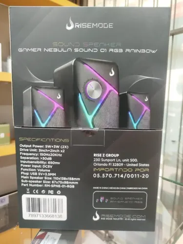 Caixa de Som RiseMode Nebula