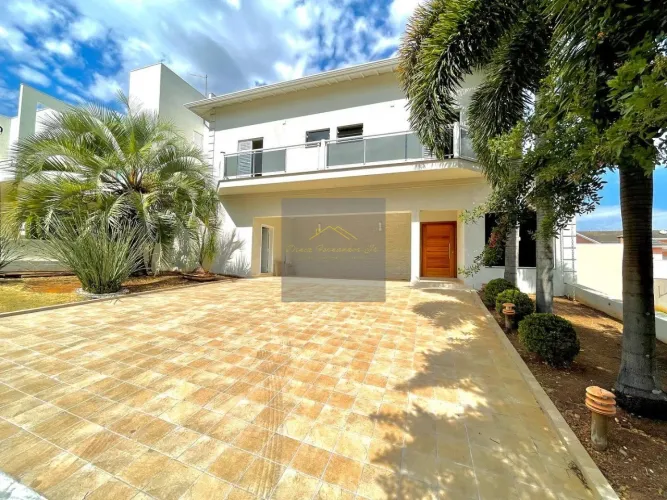 Luxuosa Casa em Condomínio à Venda ou Locação na Vila Borghese em Indaiatuba-SP: 4 Quartos