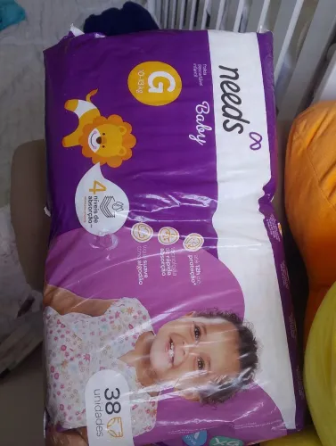 Fralda needs baby tam.G com 38 und