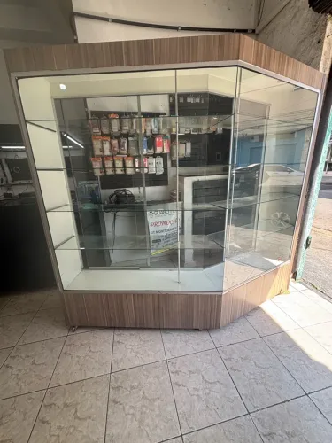 Vitrine expositora para loja