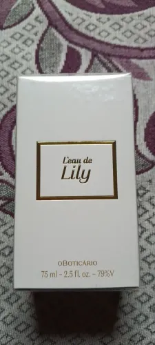 Perfumes boticário L'eau de Lily